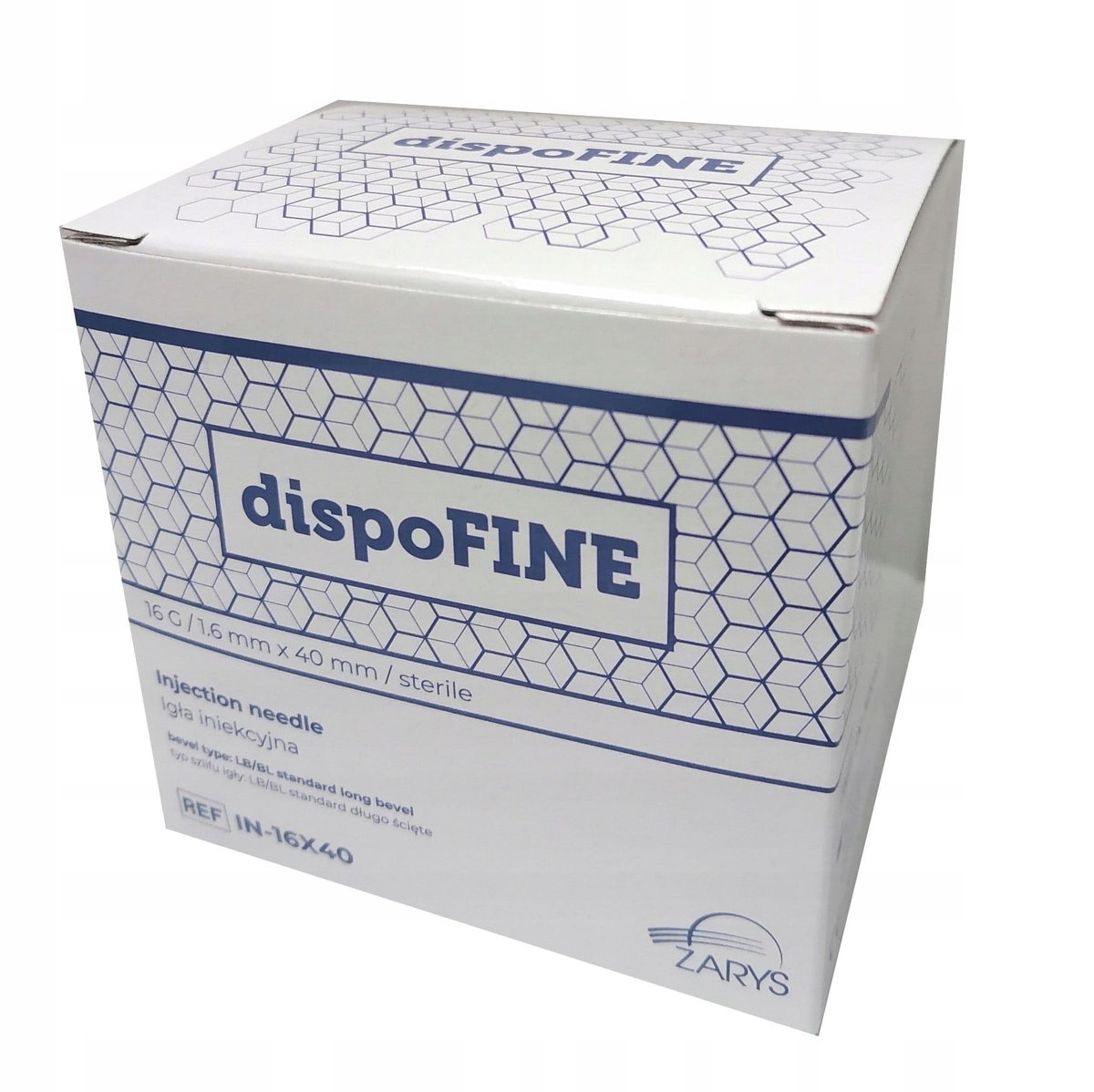 DispoFine Igły dispoFine, iniekcyjne 100 szt. 100 szt. G16 |   NN-MZA-AI16-001