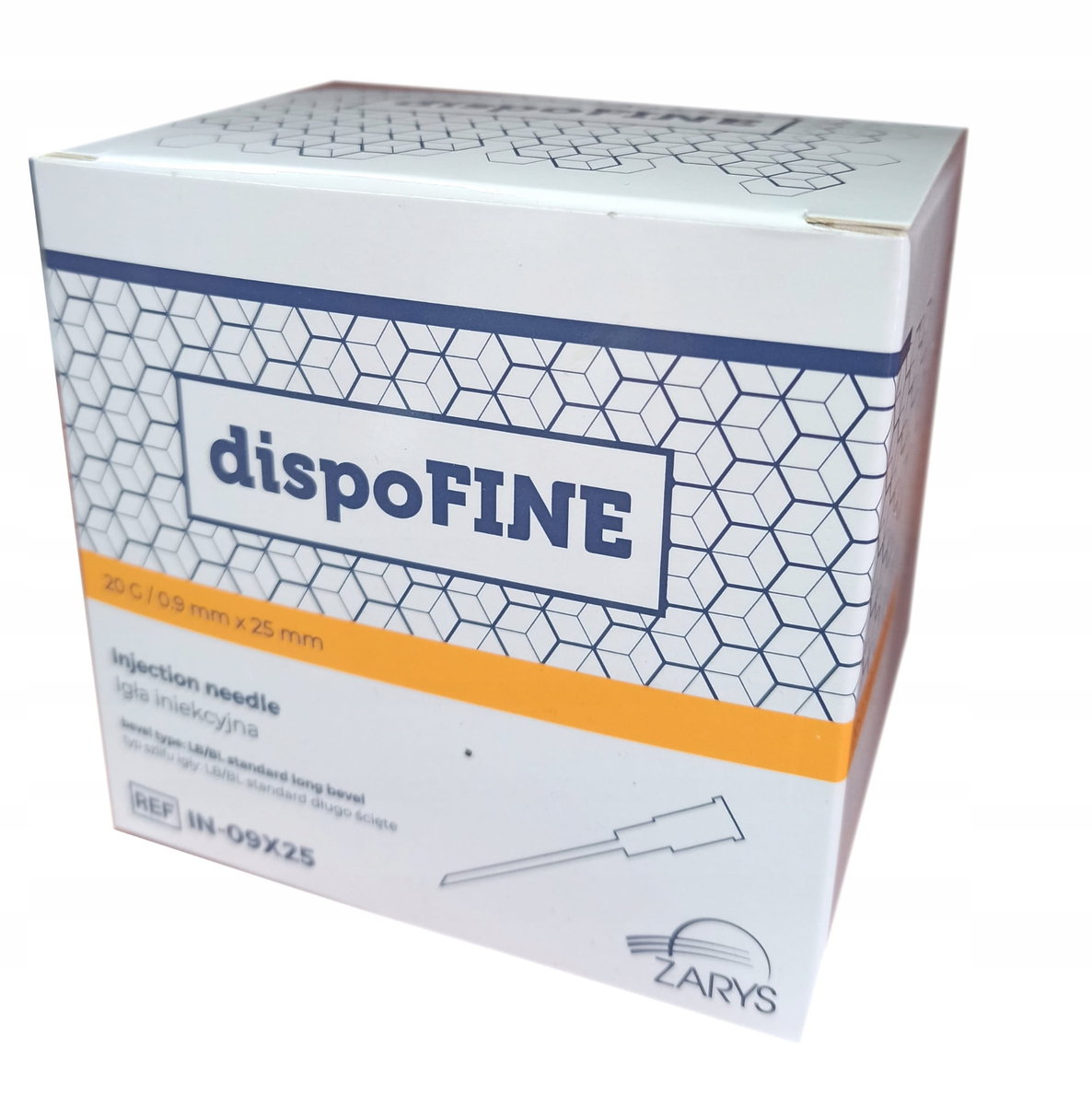 DispoFine Igły dispoFine, iniekcyjne 100 szt. 100 szt. 0.9x25mm G20 |   NN-MZA-AI09-001