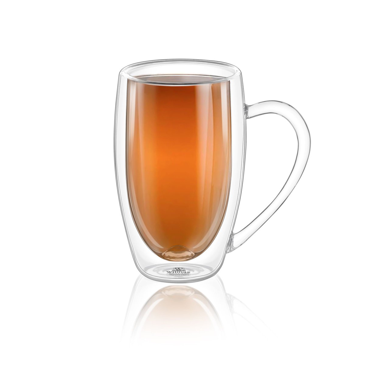 WILMAX Termo Kubek szklany podwójne ścianki 250 ml WL-888739/A