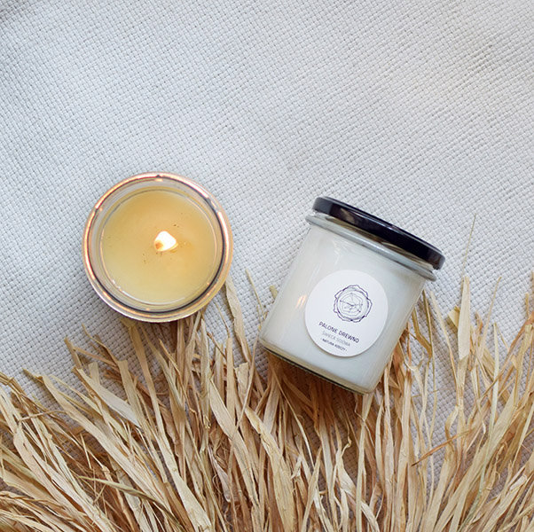 Świeca sojowa Simple Palone Drewno/Nature of Scent