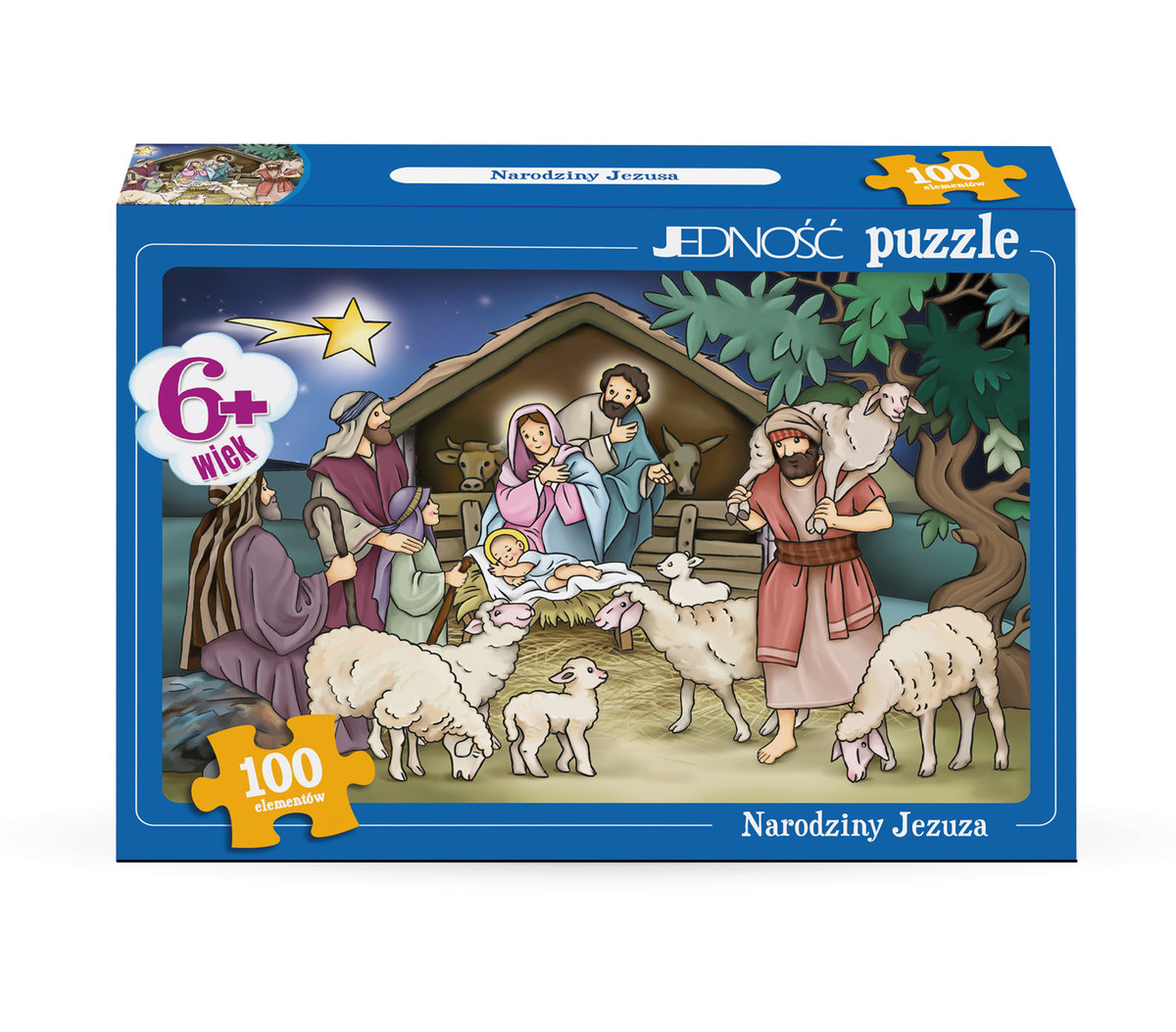 Puzzle 100 Narodziny Jezusa - Jedność PAP