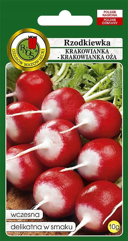 NASIONA RZODKIEW KRAKOWIANKA OKRĄGŁA DELIKATNA 10G