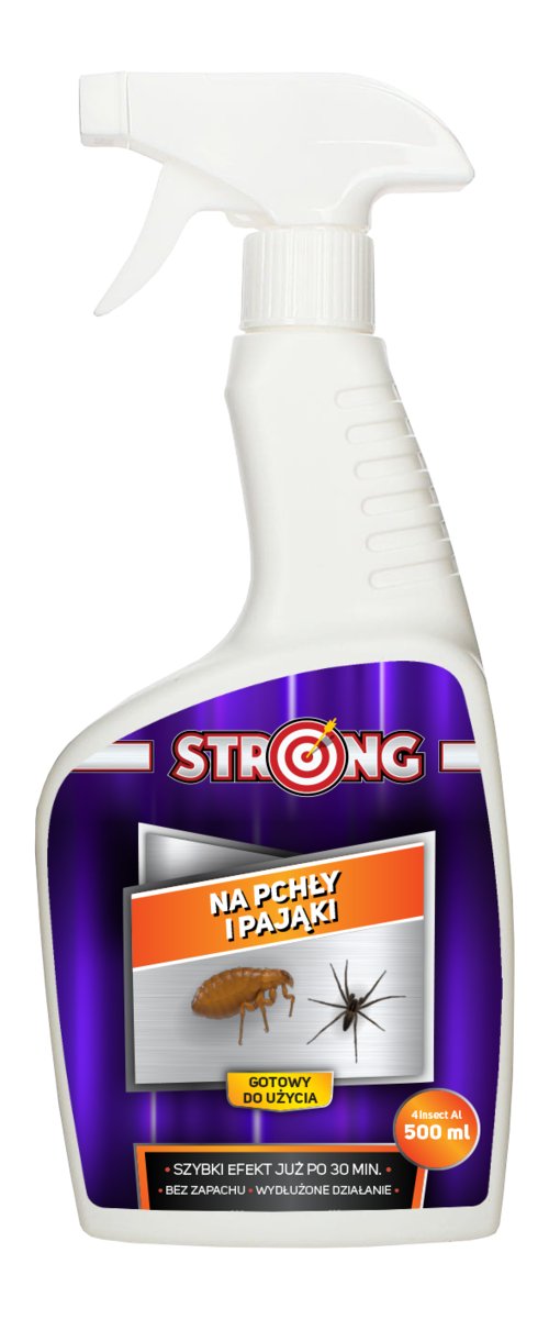 ŚRODEK SPRAY NA PCHŁY I PAJĄKI STRONG 500 ML