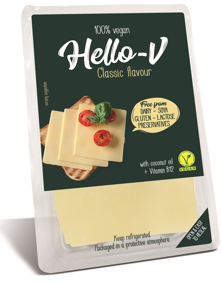 Roślinna alternatywa sera żółtego plastry 140 g