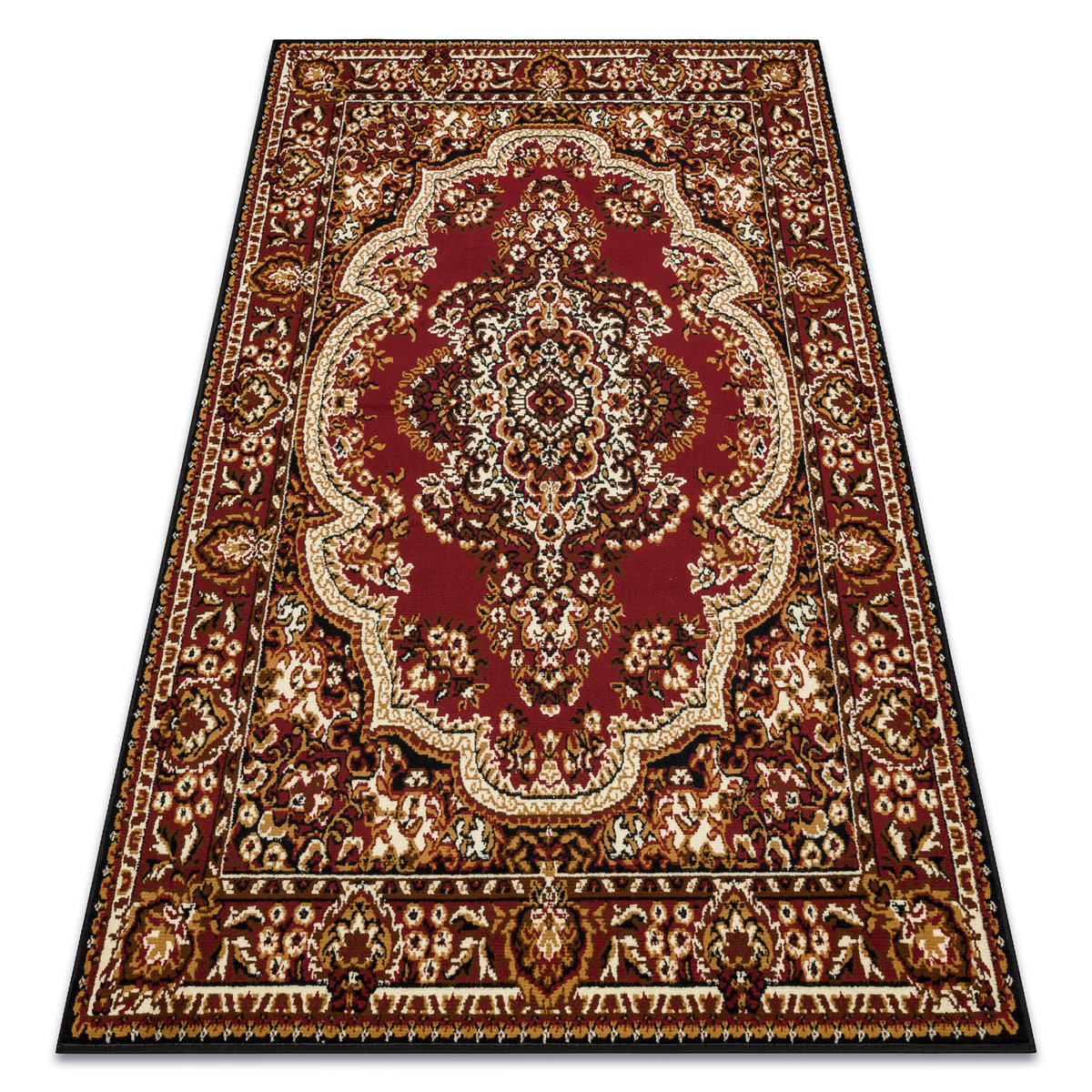 Dywan BCF Morad WIOSNA Ornament, klasyczny - bordo, 60x110 cm