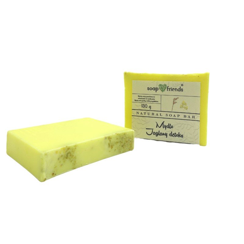 Soap&Friends, Mydło glicerynowe, Jaglany detoks, 130g