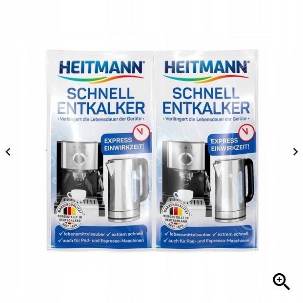 Heitmann Brauns 2x15g Entkaler odkamieniacz w saszetkach