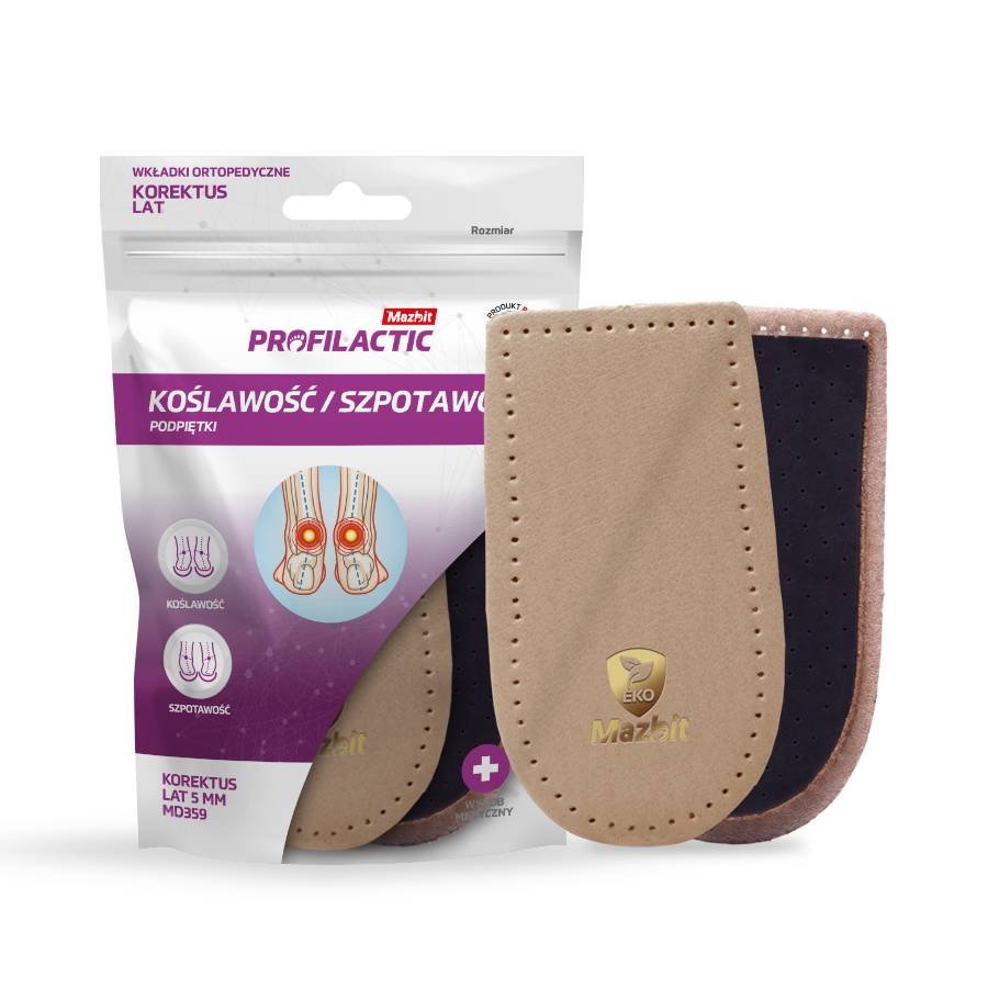 Podpiętki korygujące do butów szpotawość koślawość mazbit 38-40