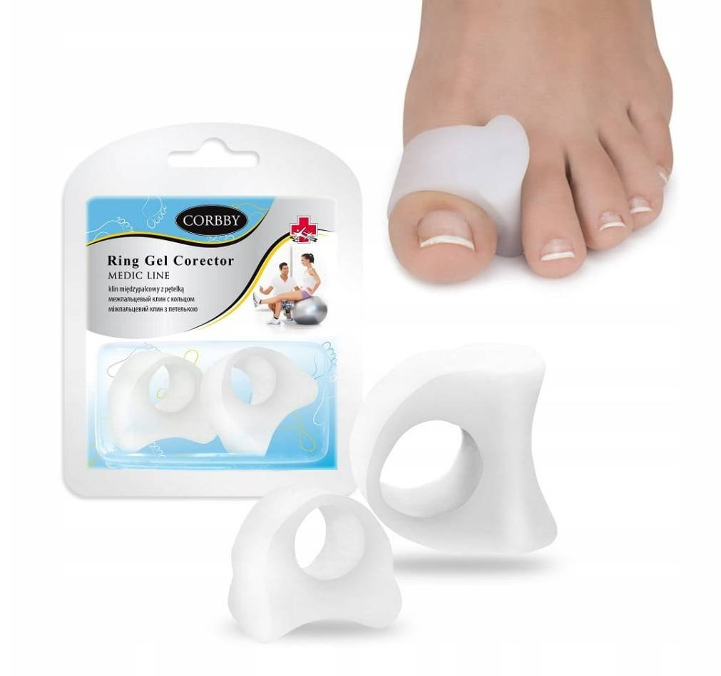 Corbby ring corector separator międzypalcowy z pętelką L