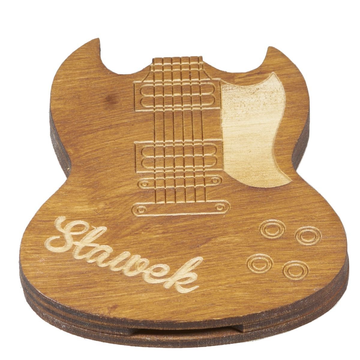 Efektowny pojemnik do 3 kostek gitarowych