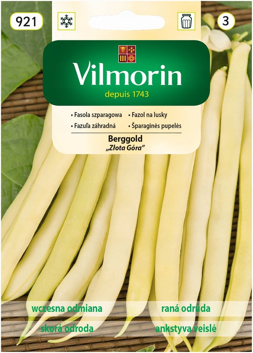 NASIONA DO OGRÓDKA FASOLA BERGGOLD 30G VILMORIN