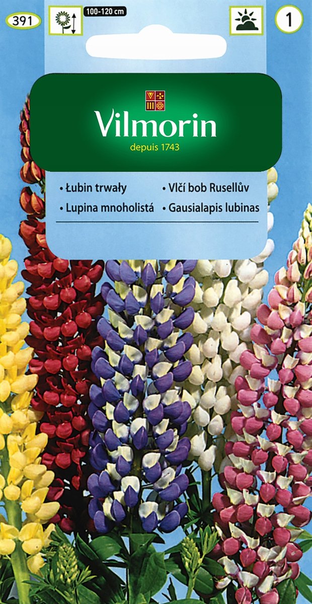 NASIONA KWIATY ŁUBINY MIESZANKA 2G VILMORIN 940