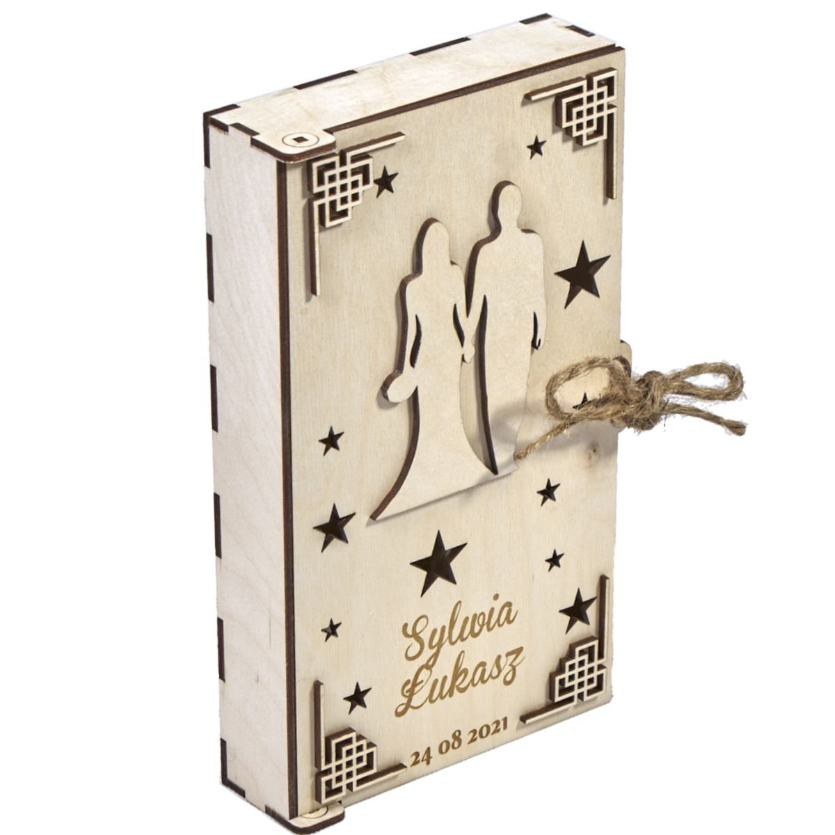 Pudełko 3D na pieniądze z życzeniami GRAWER