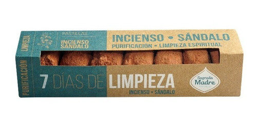 Tabletki oczyszczające na 7 dni - Olibanum Sandal - Sagrada Madre