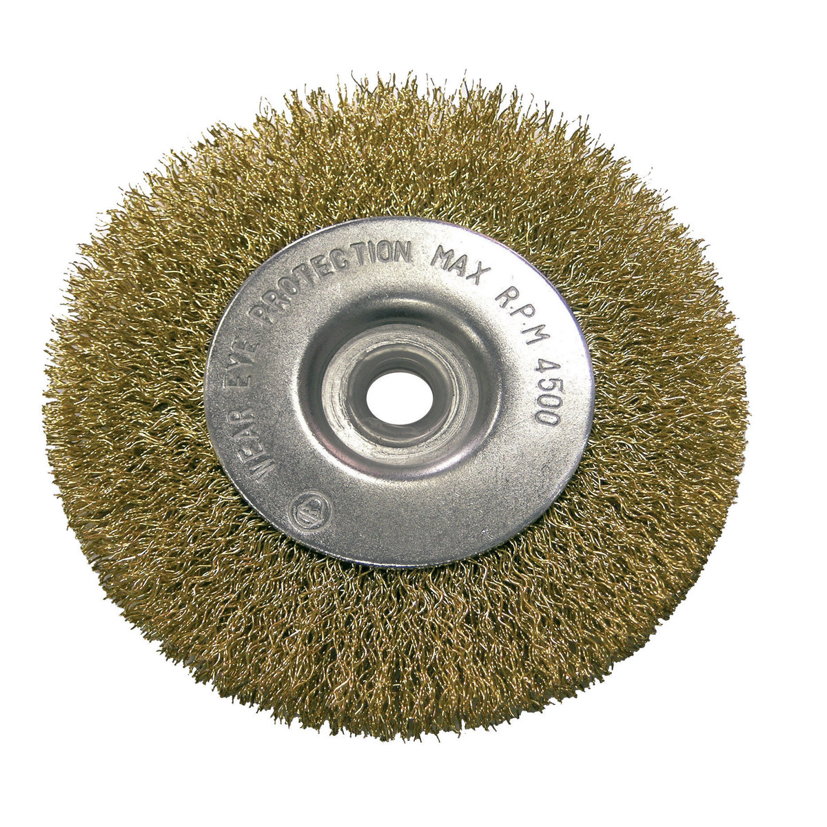 Proline Szczotka tarczowa z drutu falowanego mosiądzowanego z otworem 22mm 50mm 32805 PX32805