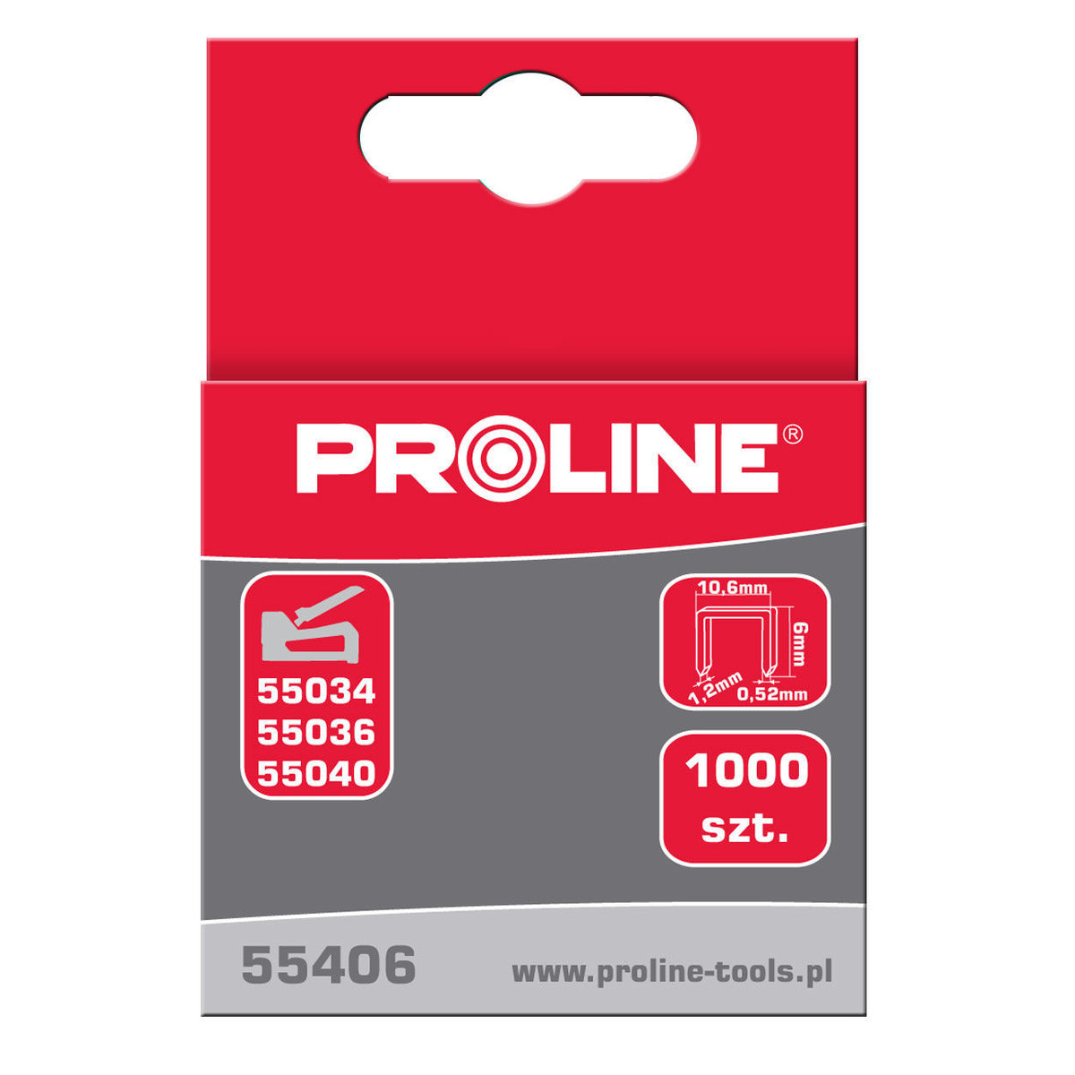 Proline Zszywki 10x10, 6x1, 2mm Typ G 11191