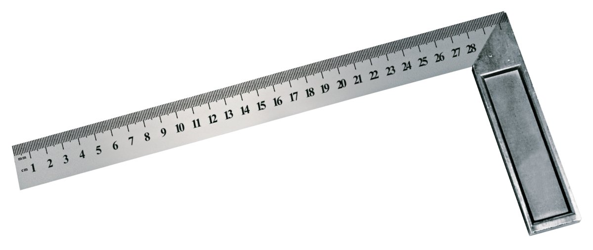 Profix Kątownik stalowy skalowany dwustronnie 250mm PROFIX