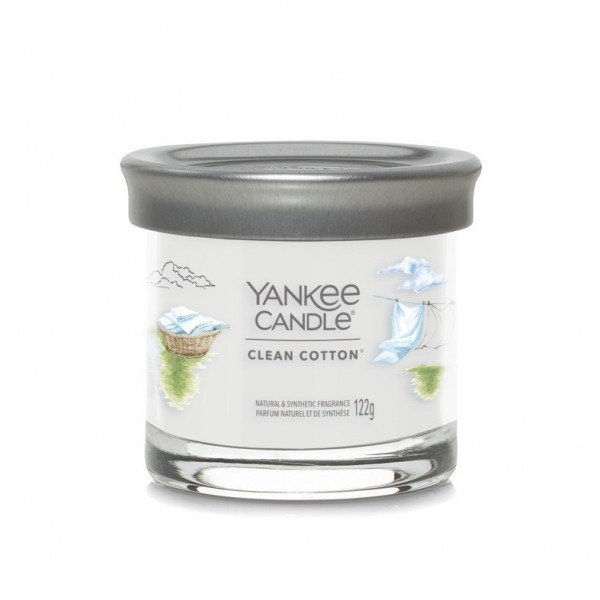 Yankee Candle Świeca zapachowa Clean Cotton tumbler