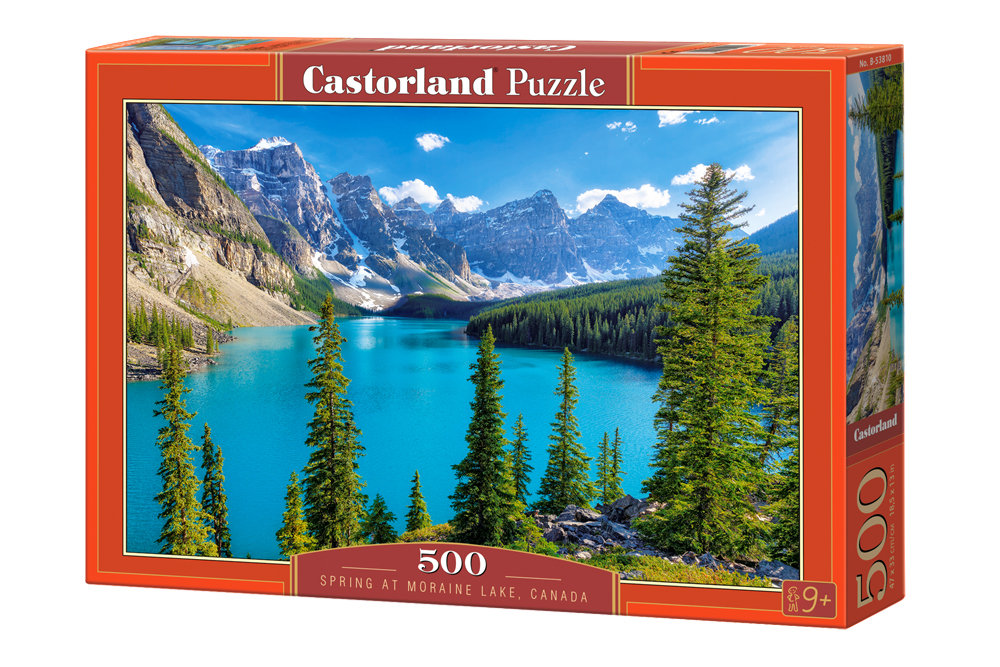 Puzzle 500 Spring at Moraine Lake, Canada CASTOR - Castorland