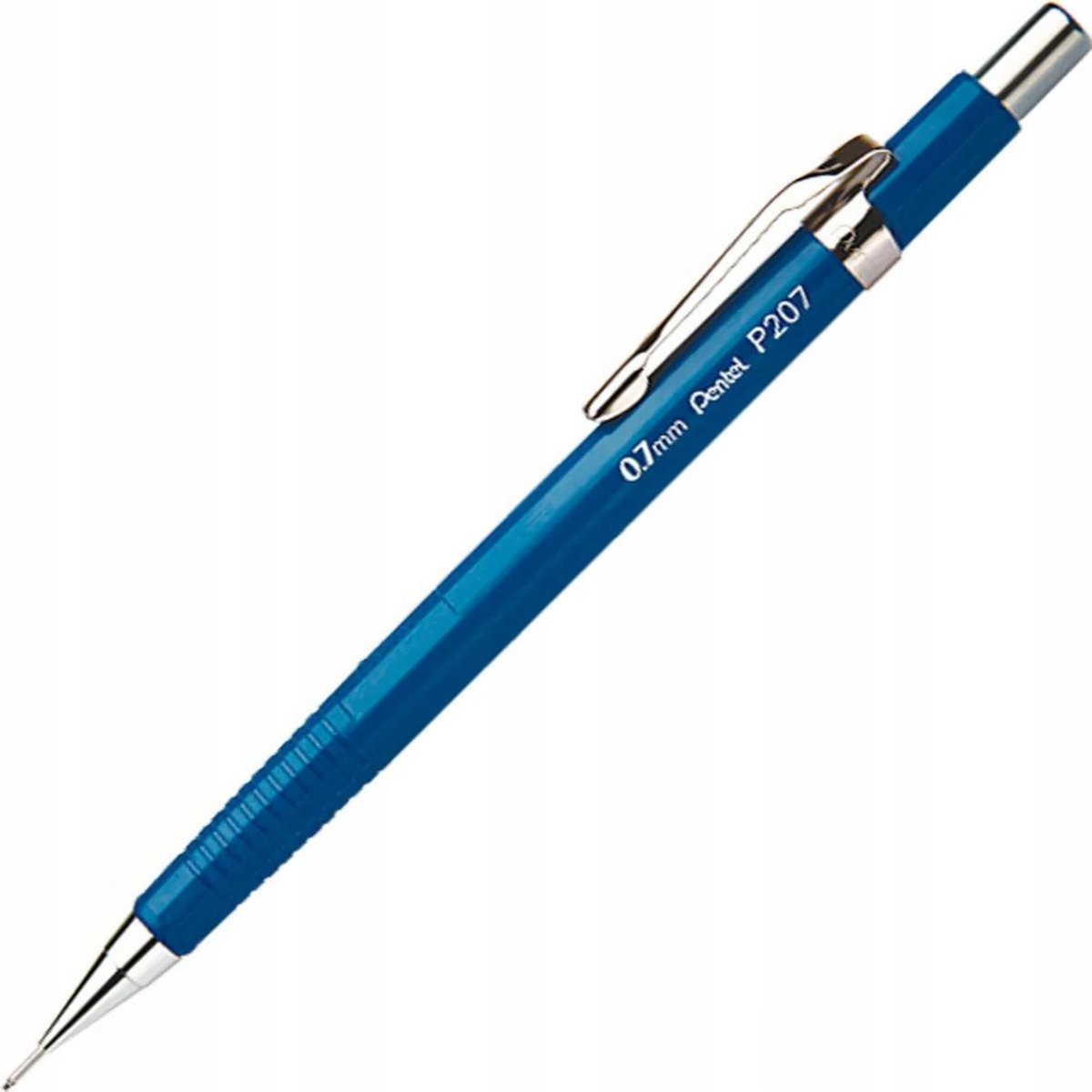 Pentel Sharp 200 ołówek automatyczny, 4 mm, metalowy klips, niebieski P207-C
