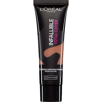 L'oreal, Infaillble Total Cover, Podkład Do Twarzy, 33 Capuccino
