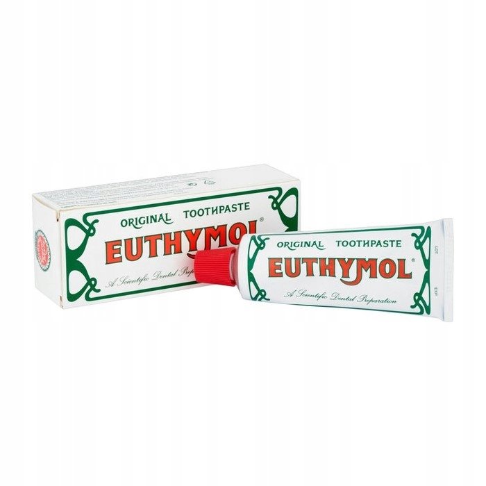 Euthymol, Antybakteryjna Pasta Do Zębów Bez Fluoru, 75ml