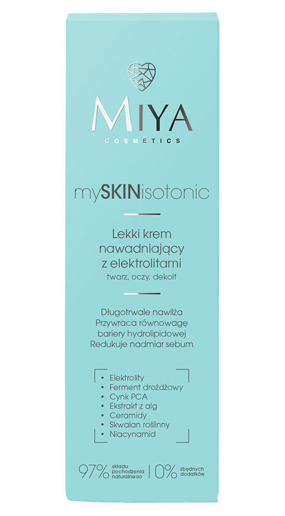 Miya mySKINisotonic Lekki krem nawadniający z elektrolitami 40ml