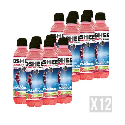 12X  Junior By Oshee Vitamin Water Jabłko - Arbuz 555ml