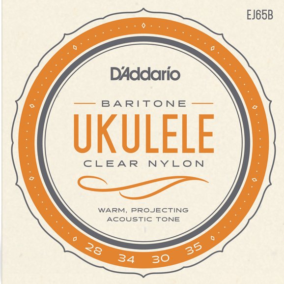 D'Addario D'Addario EJ65B Baritone Pro-Arte niestandardowe wytłaczane nylonowe struny ukulele EJ65B