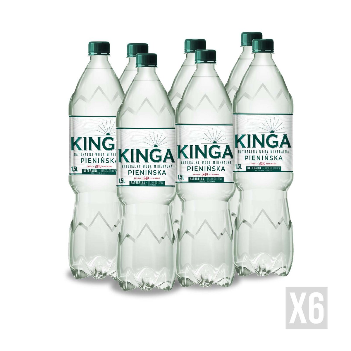 KINGA PIENIŃSKA Woda mineralna 1.5l naturalna Kinga Pienińska