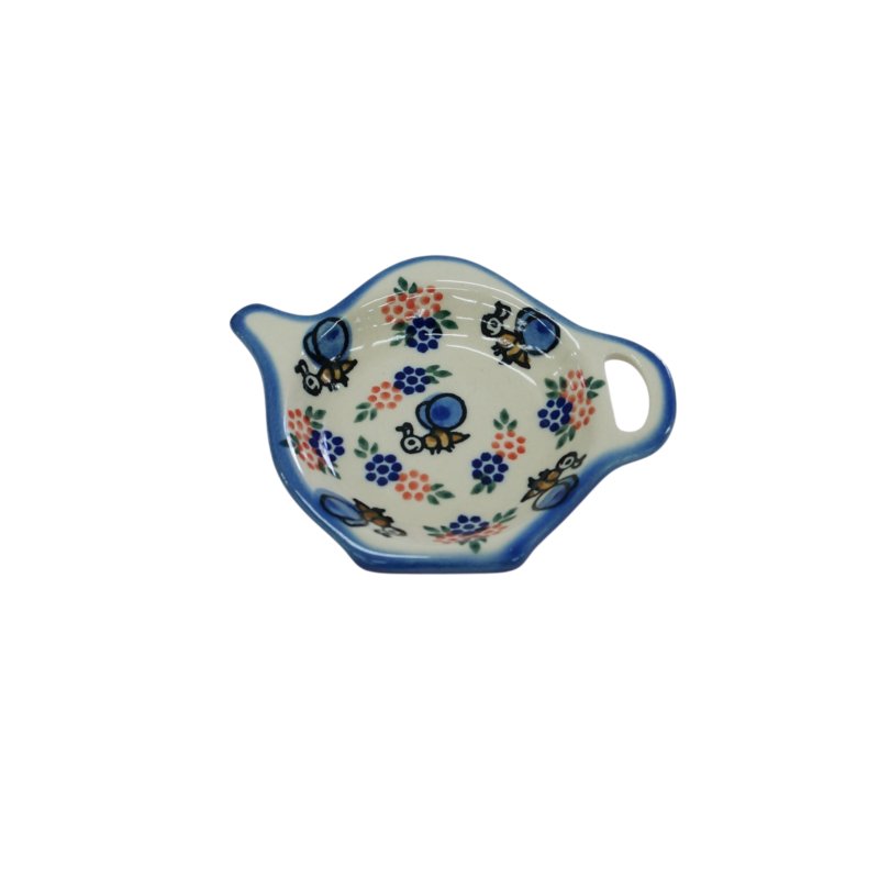 Ceramiczna podstawka na herbatę Bolesławiec