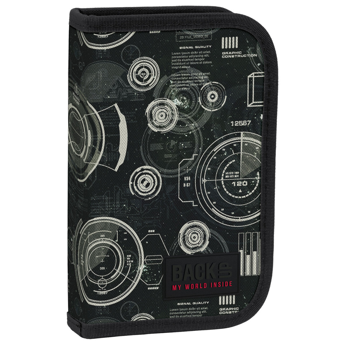 Piórnik 1-komorowy z wyposażeniem BACKUP 5 model SW39 radary - DERFORM