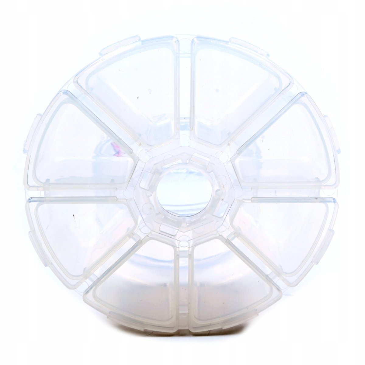 Okrągłę Plastikowe Pudełko Organizer