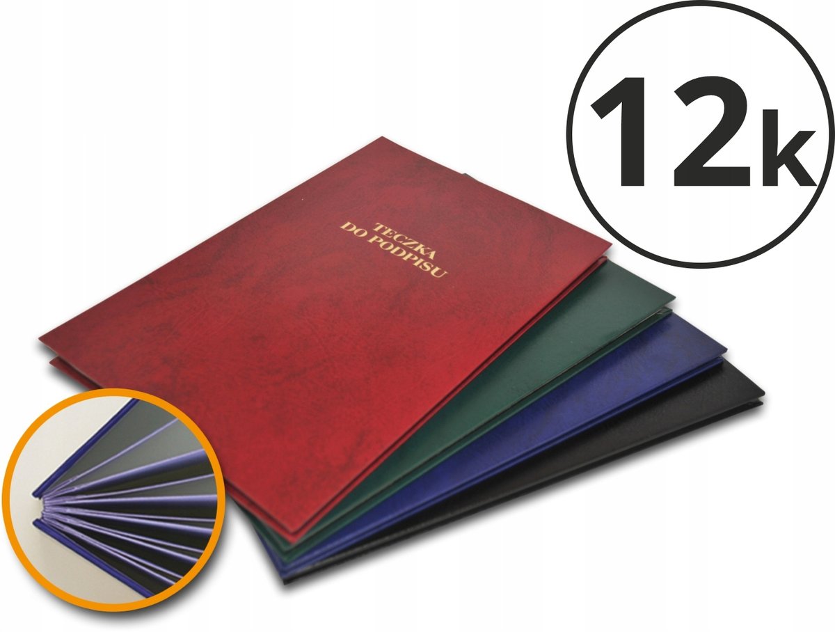 Barbara Książka podpis 12k bordo harmonijkowa
