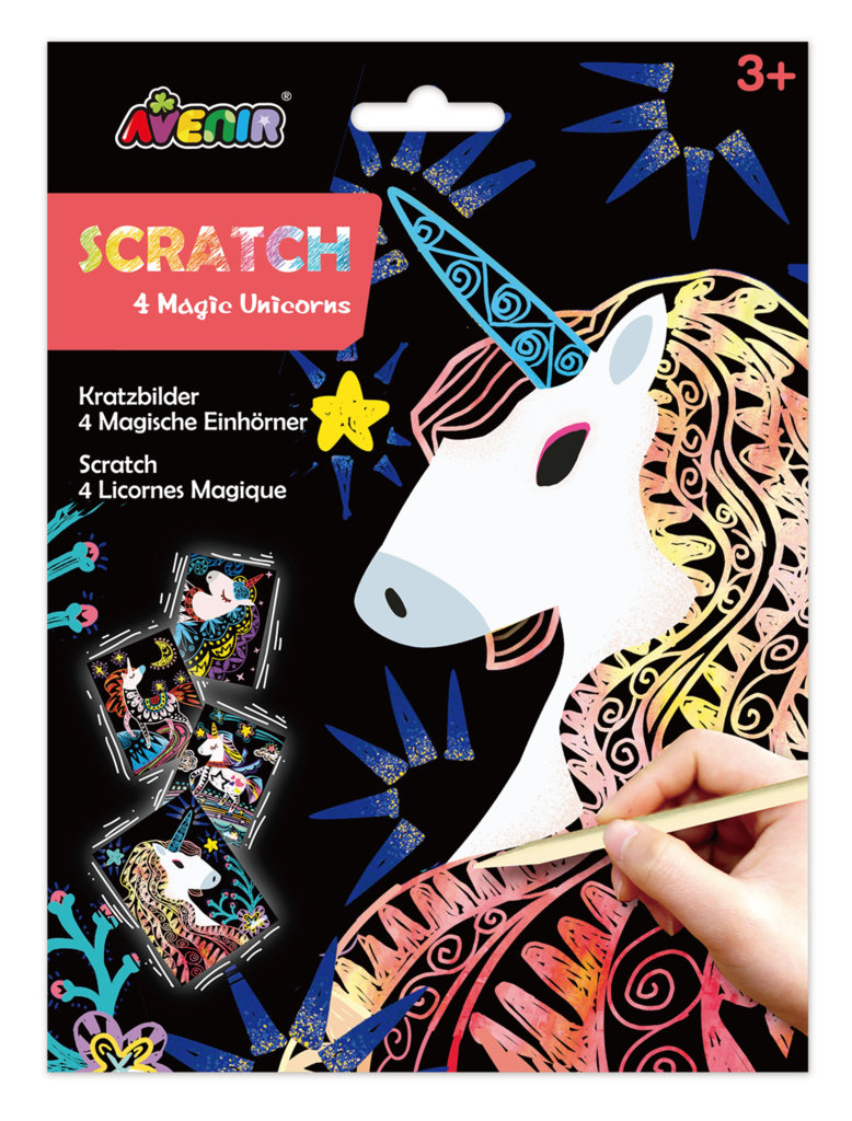 wydrapywanki 4 magiczne jednorożce