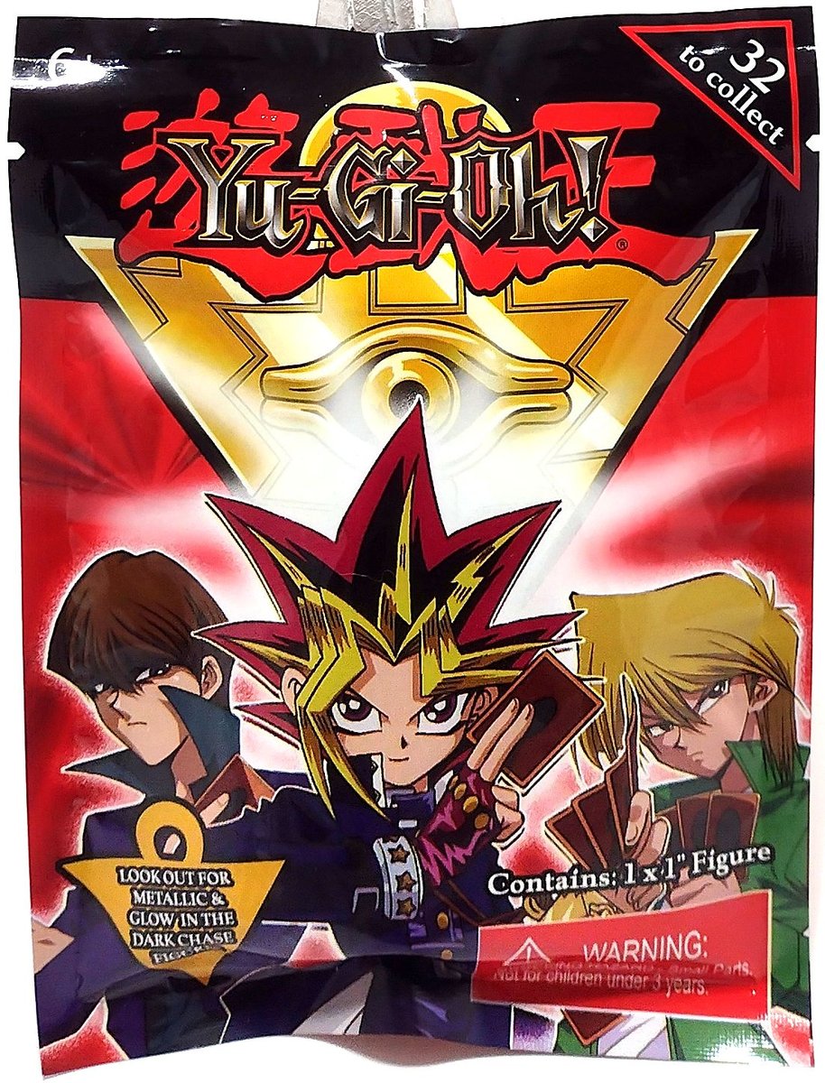 Mini figurka Yu-Gi-Oh! w saszetce.