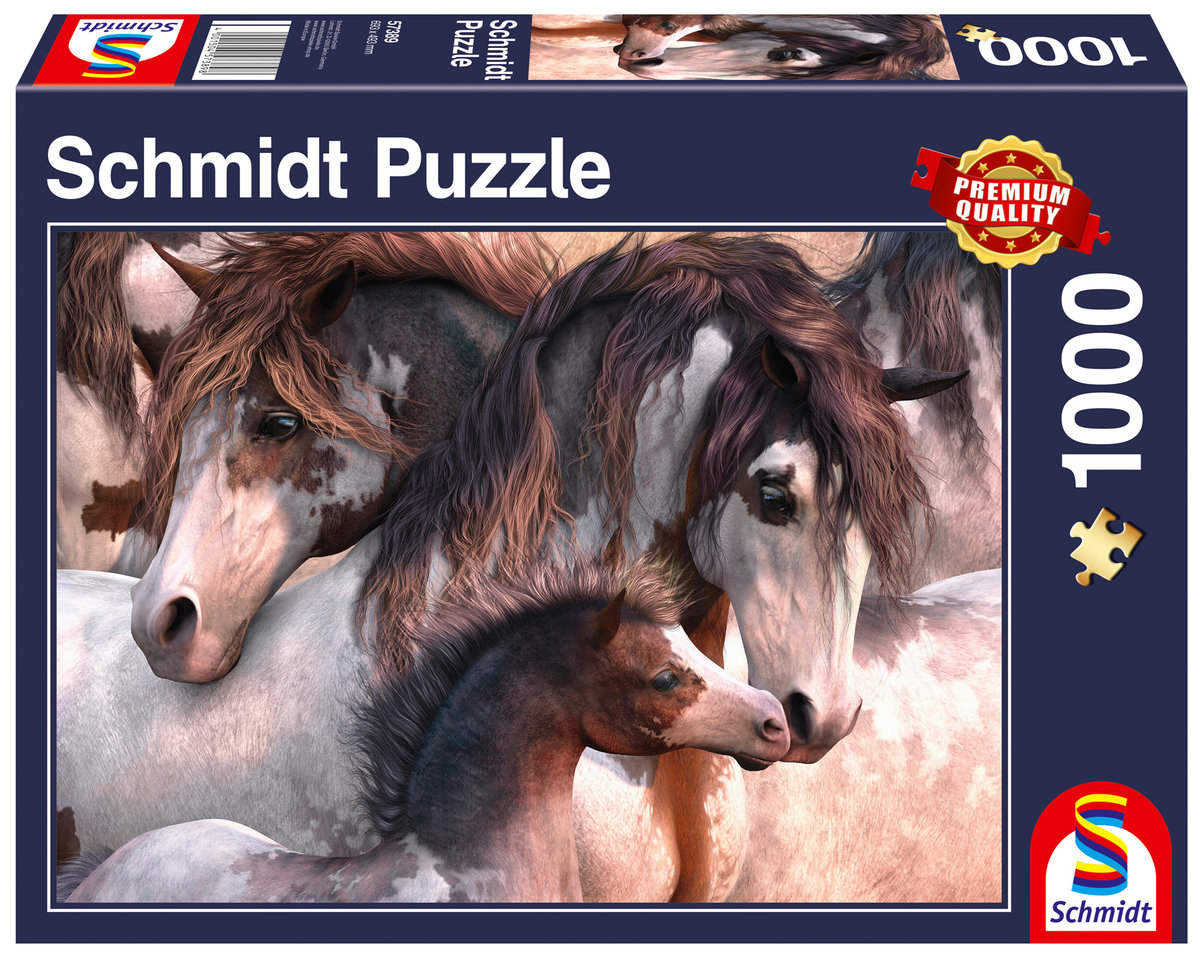 puzzle 1000 konie pinto