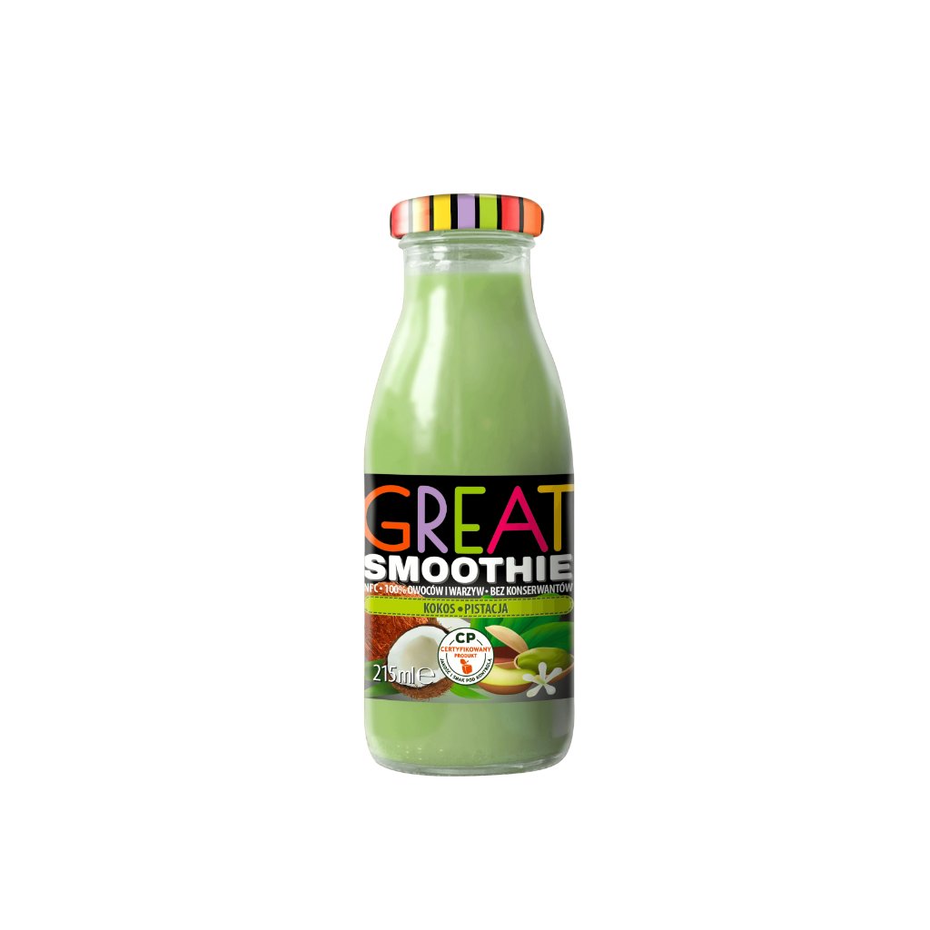 Great Smoothie kokos, pistacja 215 ml