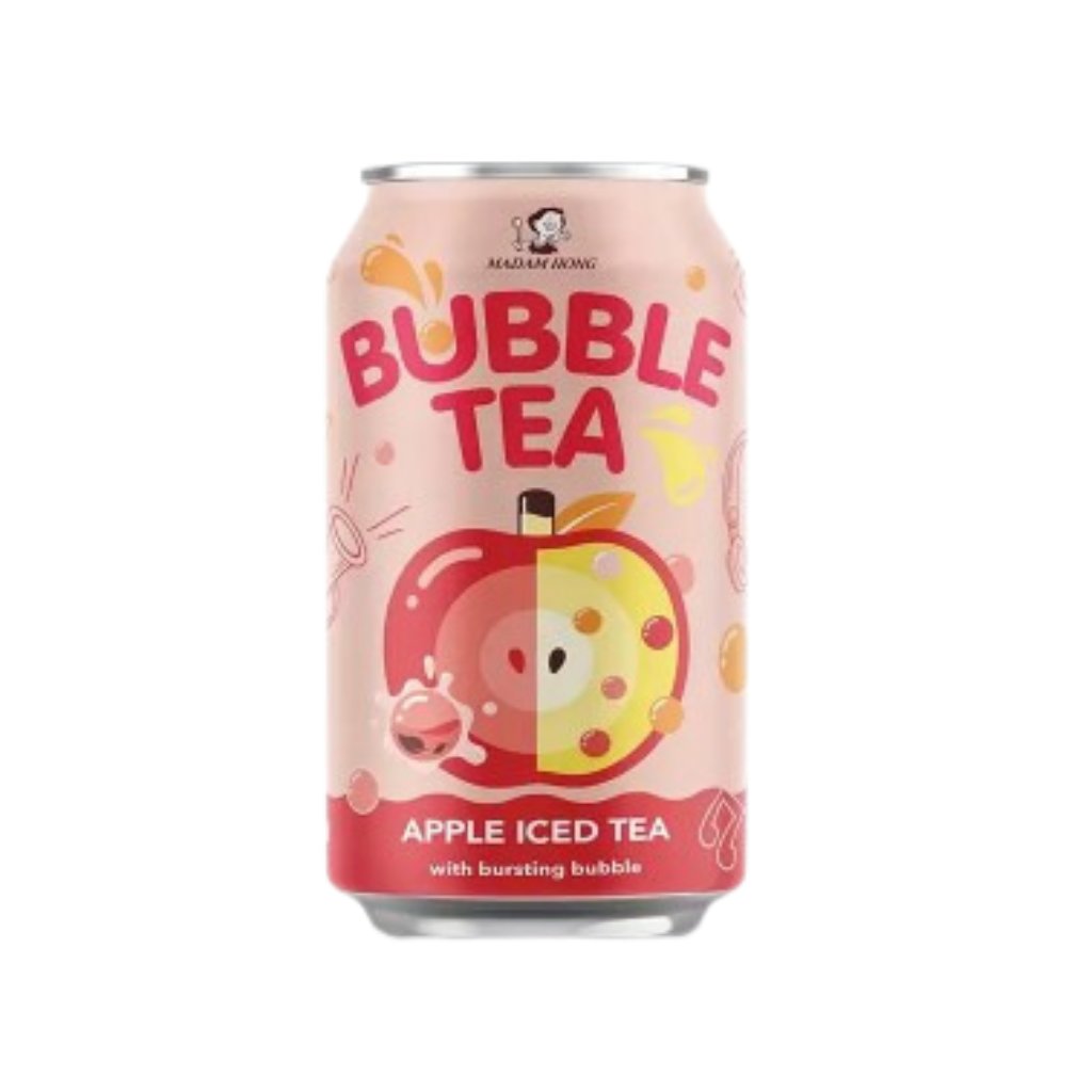 Bubble Tea Apple Iced Tea Madam Hong, 320Ml