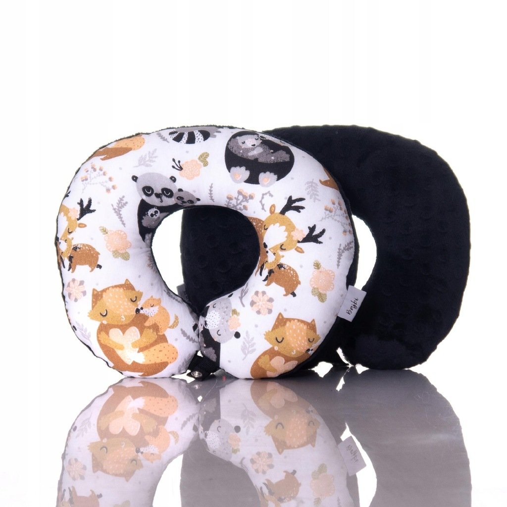 Poduszka podróżna dla dzieci rogal zagłówek