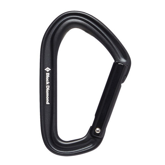 Karabinek Black Diamond HotForge Straight Gate - black