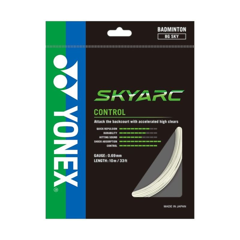 Naciąg Do Badmintona Yonex Skyarc Biały 10 M