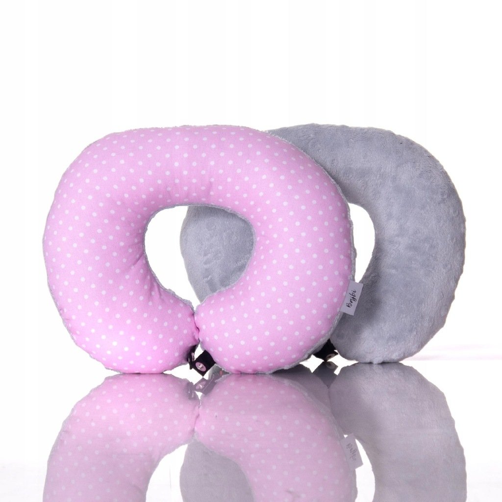 Poduszka Podróżna Rogal Zagłówek Dla Dorosłych Róż