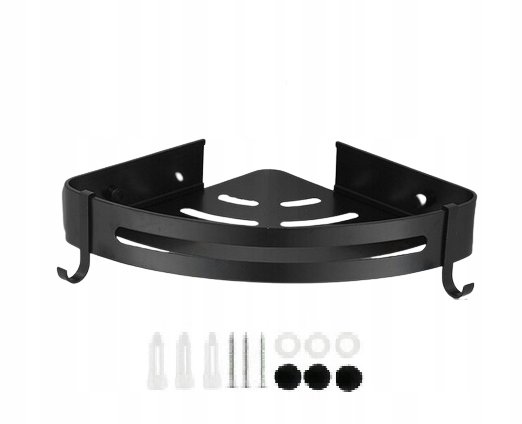 PÓŁKA ŁAZIENKOWA NAROŻNA POD PRYSZNIC WISZĄCA LOFT