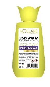 Vollare Cosmetics, Zmywacz Do Paznokci Kwiatek, Pokrzywa, 60ml