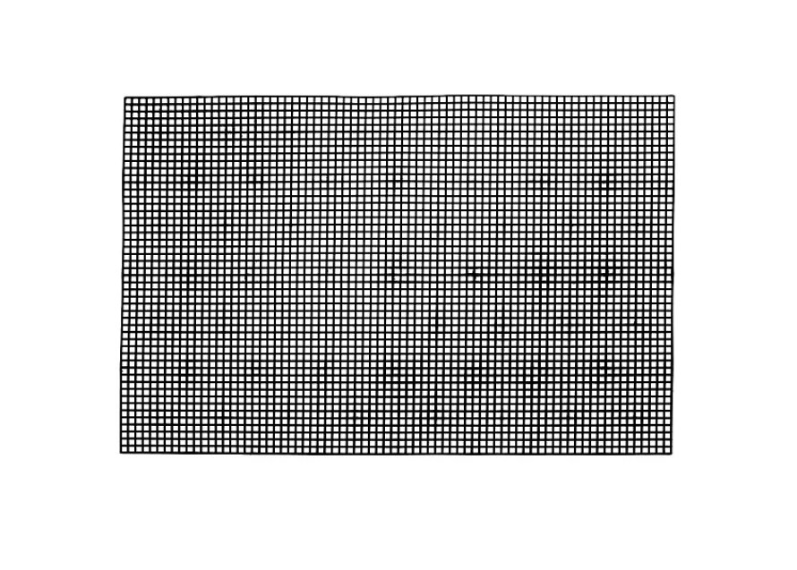 Kanwa plastikowa tapiko czarna 20,2x30,4 cm 25 oczek/10cm