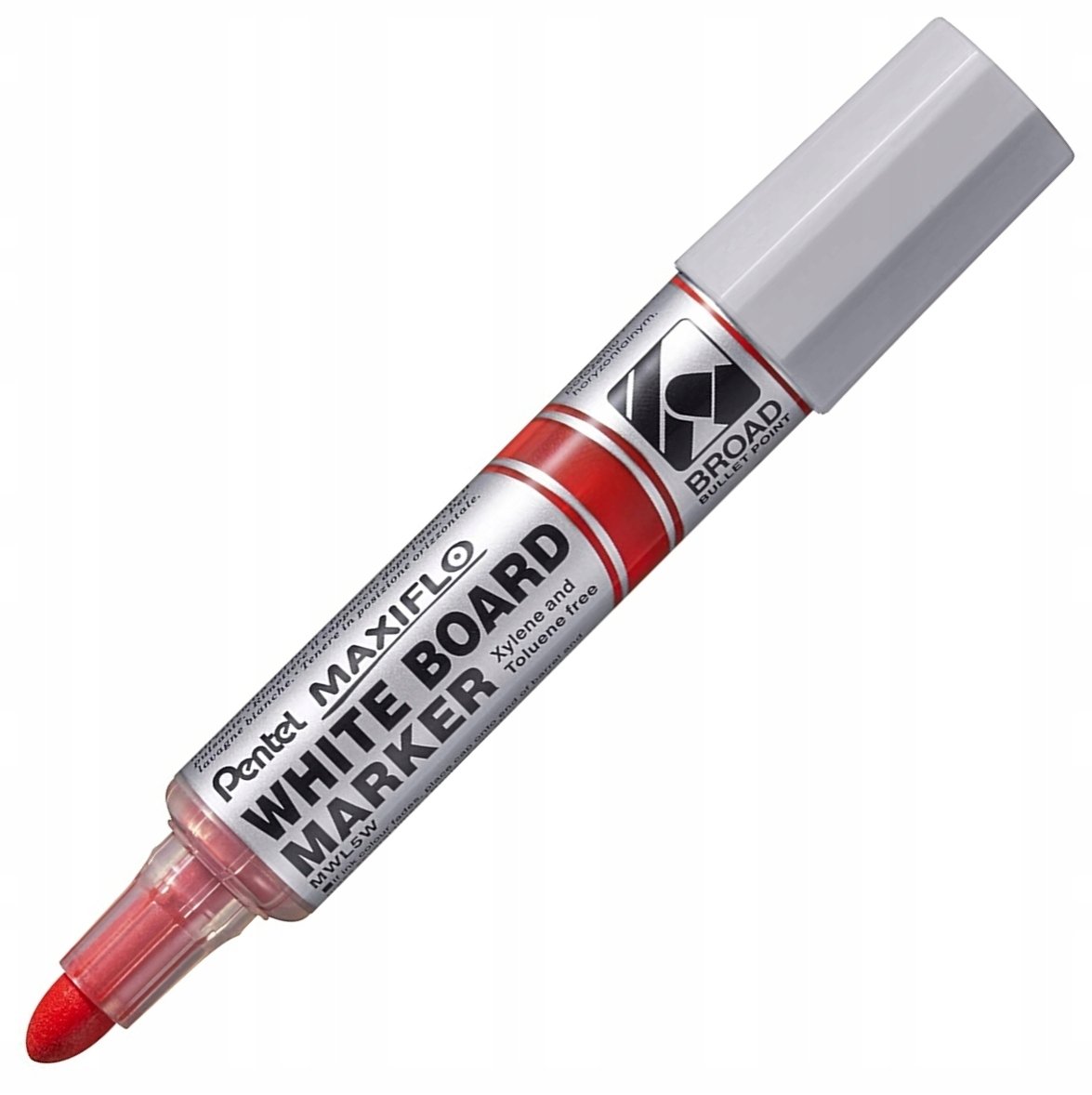 MARKER SUCHOŚCIERALNY PENTEL MWL5W CZERWONY