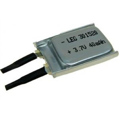 Alumulator LP301520 40mAh Li-Polymer 3.7V