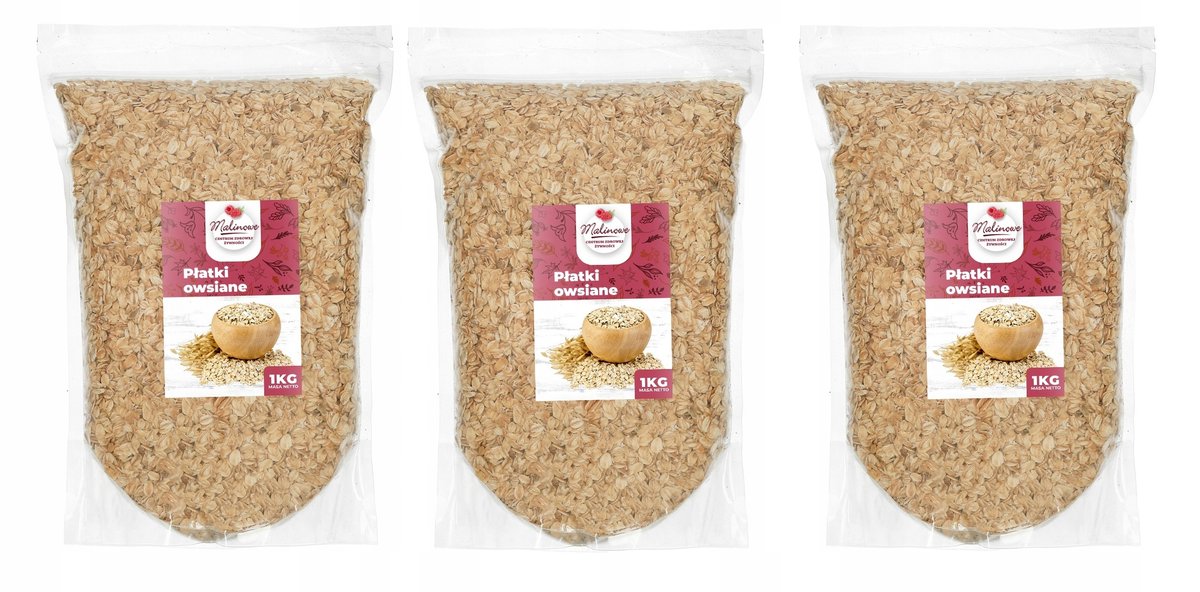 Zestaw płatki owsiane 3x1kg