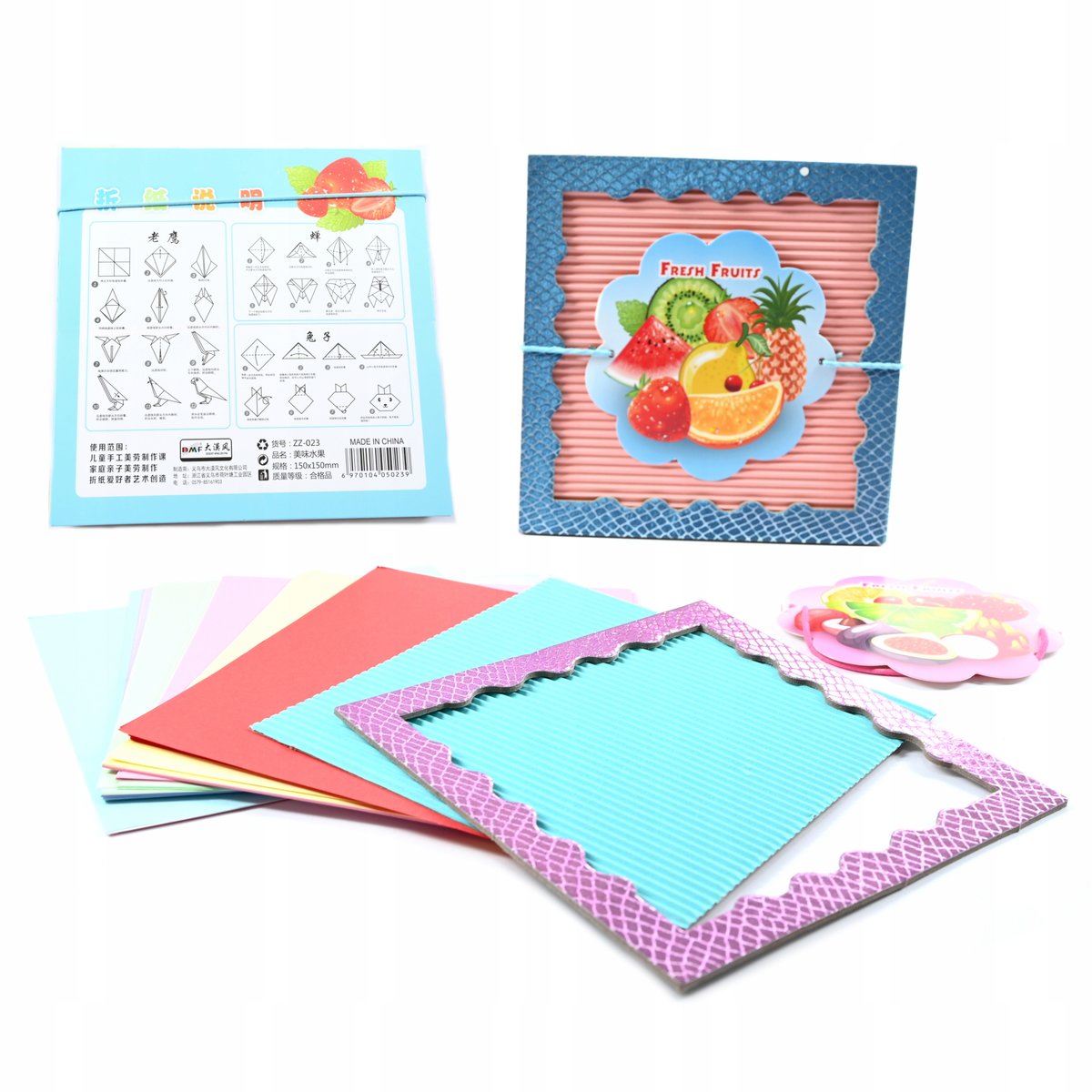 Papier Kartki Do Origami 15X15 60Szt Różne Kolory